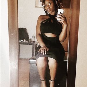 Cut out Black Dress- Night out